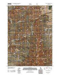 Wakley Peak Idaho Historical topographic map, 1:24000 scale, 7.5 X 7.5 Minute, Year 2011