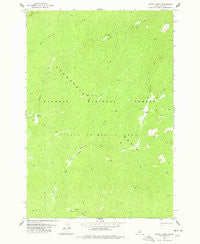 Wapiti Creek Idaho Historical topographic map, 1:24000 scale, 7.5 X 7.5 Minute, Year 1978