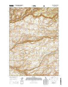 Warm River Idaho Current topographic map, 1:24000 scale, 7.5 X 7.5 Minute, Year 2013