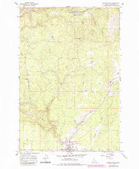 Weippe North Idaho Historical topographic map, 1:24000 scale, 7.5 X 7.5 Minute, Year 1966
