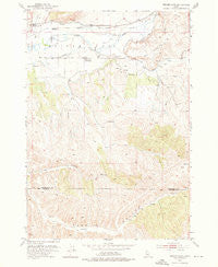 Weiser Cove Idaho Historical topographic map, 1:24000 scale, 7.5 X 7.5 Minute, Year 1952