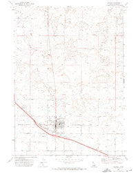 Wendell Idaho Historical topographic map, 1:24000 scale, 7.5 X 7.5 Minute, Year 1971