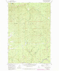 Whiskey Butte Idaho Historical topographic map, 1:24000 scale, 7.5 X 7.5 Minute, Year 1981