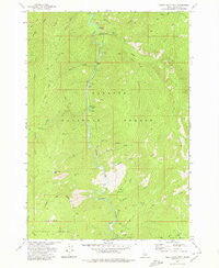 White Rock Peak Idaho Historical topographic map, 1:24000 scale, 7.5 X 7.5 Minute, Year 1973