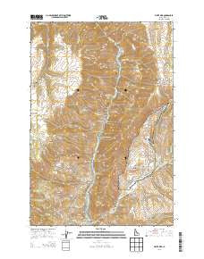 White Bird Idaho Current topographic map, 1:24000 scale, 7.5 X 7.5 Minute, Year 2013