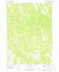 Wickiup Creek Idaho Historical topographic map, 1:24000 scale, 7.5 X 7.5 Minute, Year 1973