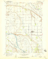 Wilder Idaho Historical topographic map, 1:24000 scale, 7.5 X 7.5 Minute, Year 1957