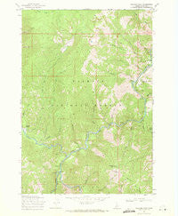 Williams Peak Idaho Historical topographic map, 1:24000 scale, 7.5 X 7.5 Minute, Year 1969