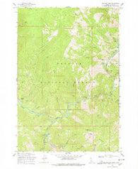 Williams Peak Idaho Historical topographic map, 1:24000 scale, 7.5 X 7.5 Minute, Year 1969