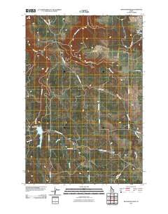 Winchester West Idaho Historical topographic map, 1:24000 scale, 7.5 X 7.5 Minute, Year 2010
