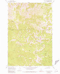 Wolf Fang Peak Idaho Historical topographic map, 1:24000 scale, 7.5 X 7.5 Minute, Year 1969