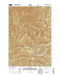 Wolf Fang Peak Idaho Current topographic map, 1:24000 scale, 7.5 X 7.5 Minute, Year 2013