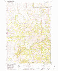 Wolverine Idaho Historical topographic map, 1:24000 scale, 7.5 X 7.5 Minute, Year 1981