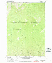 Wylies Peak Idaho Historical topographic map, 1:24000 scale, 7.5 X 7.5 Minute, Year 1966