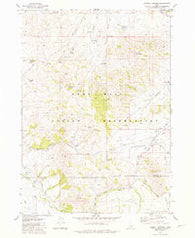 Yandell Springs Idaho Historical topographic map, 1:24000 scale, 7.5 X 7.5 Minute, Year 1981