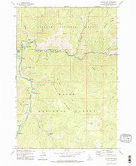 Yellow Pine Idaho Historical topographic map, 1:24000 scale, 7.5 X 7.5 Minute, Year 1973