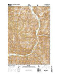 Ziegler Basin Idaho Current topographic map, 1:24000 scale, 7.5 X 7.5 Minute, Year 2013