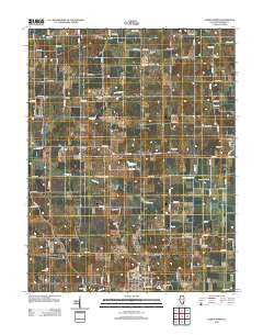 Albion North Illinois Historical topographic map, 1:24000 scale, 7.5 X 7.5 Minute, Year 2012