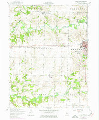 Aledo West Illinois Historical topographic map, 1:24000 scale, 7.5 X 7.5 Minute, Year 1953