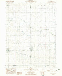 Allerton Illinois Historical topographic map, 1:24000 scale, 7.5 X 7.5 Minute, Year 1982