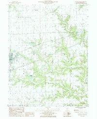 Altamont East Illinois Historical topographic map, 1:24000 scale, 7.5 X 7.5 Minute, Year 1985