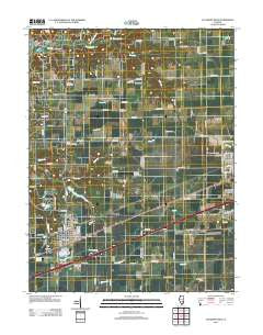 Altamont West Illinois Historical topographic map, 1:24000 scale, 7.5 X 7.5 Minute, Year 2012