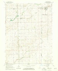 Ambia Indiana Historical topographic map, 1:24000 scale, 7.5 X 7.5 Minute, Year 1964