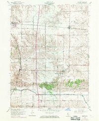 Andover Illinois Historical topographic map, 1:24000 scale, 7.5 X 7.5 Minute, Year 1953