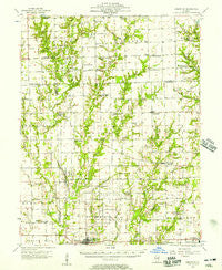 Annapolis Illinois Historical topographic map, 1:62500 scale, 15 X 15 Minute, Year 1956