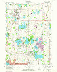 Antioch Illinois Historical topographic map, 1:24000 scale, 7.5 X 7.5 Minute, Year 1960