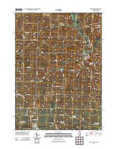 Apple River Illinois Historical topographic map, 1:24000 scale, 7.5 X 7.5 Minute, Year 2012