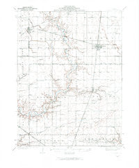 Arcola Illinois Historical topographic map, 1:62500 scale, 15 X 15 Minute, Year 1935