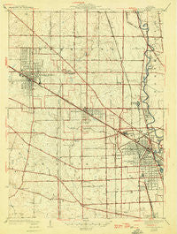 Arlington Heights Illinois Historical topographic map, 1:24000 scale, 7.5 X 7.5 Minute, Year 1927