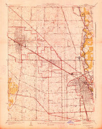 Arlington Heights Illinois Historical topographic map, 1:24000 scale, 7.5 X 7.5 Minute, Year 1927