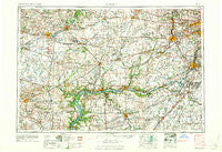 Aurora Illinois Historical topographic map, 1:250000 scale, 1 X 2 Degree, Year 1961
