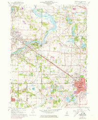 Barrington Illinois Historical topographic map, 1:24000 scale, 7.5 X 7.5 Minute, Year 1960