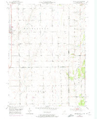 Beecher East Illinois Historical topographic map, 1:24000 scale, 7.5 X 7.5 Minute, Year 1953