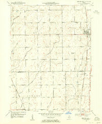 Beecher West Illinois Historical topographic map, 1:24000 scale, 7.5 X 7.5 Minute, Year 1953