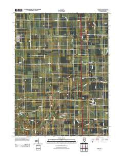 Benson Illinois Historical topographic map, 1:24000 scale, 7.5 X 7.5 Minute, Year 2012