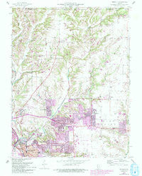 Bethalto Illinois Historical topographic map, 1:24000 scale, 7.5 X 7.5 Minute, Year 1954