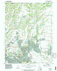 Bethalto Illinois Historical topographic map, 1:24000 scale, 7.5 X 7.5 Minute, Year 1993