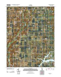Bingham Illinois Historical topographic map, 1:24000 scale, 7.5 X 7.5 Minute, Year 2012