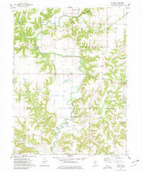 Blyton Illinois Historical topographic map, 1:24000 scale, 7.5 X 7.5 Minute, Year 1974