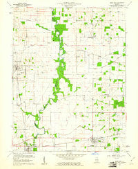 Bone Gap Illinois Historical topographic map, 1:24000 scale, 7.5 X 7.5 Minute, Year 1959
