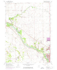 Bourbonnais Illinois Historical topographic map, 1:24000 scale, 7.5 X 7.5 Minute, Year 1963