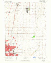 Bradley Illinois Historical topographic map, 1:24000 scale, 7.5 X 7.5 Minute, Year 1964