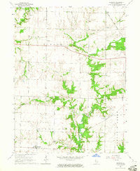 Burnside Illinois Historical topographic map, 1:24000 scale, 7.5 X 7.5 Minute, Year 1964