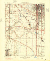 Calumet City Illinois Historical topographic map, 1:24000 scale, 7.5 X 7.5 Minute, Year 1929