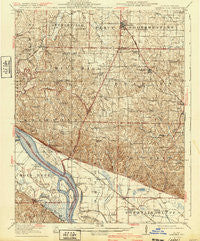 Campbell Hill Illinois Historical topographic map, 1:62500 scale, 15 X 15 Minute, Year 1918