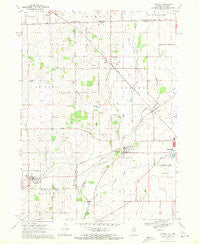 Capron Illinois Historical topographic map, 1:24000 scale, 7.5 X 7.5 Minute, Year 1970